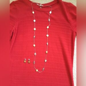 Brighton 36 in necklace and matching earrings